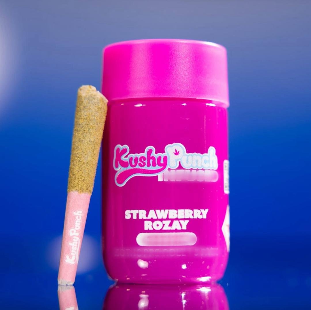 Strawberry Rozazy Kushy Punch Preroll