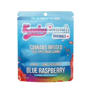 Blue Raspberry Kushy Punch Gummies