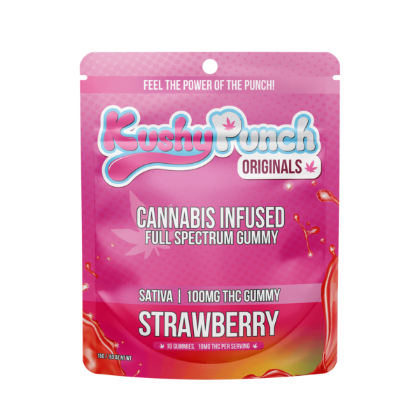 STRAWBERRY KUSHY PUNCH GUMMIES