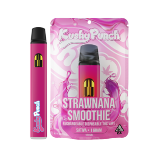 strawnana smoothie kushy punch disposable