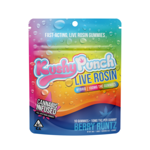 BERRY RUNTZ KUSHY PUNCH LIVE ROSIN GUMMIES