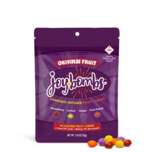 original fruit joybombs cannabis infused gummies 100mg